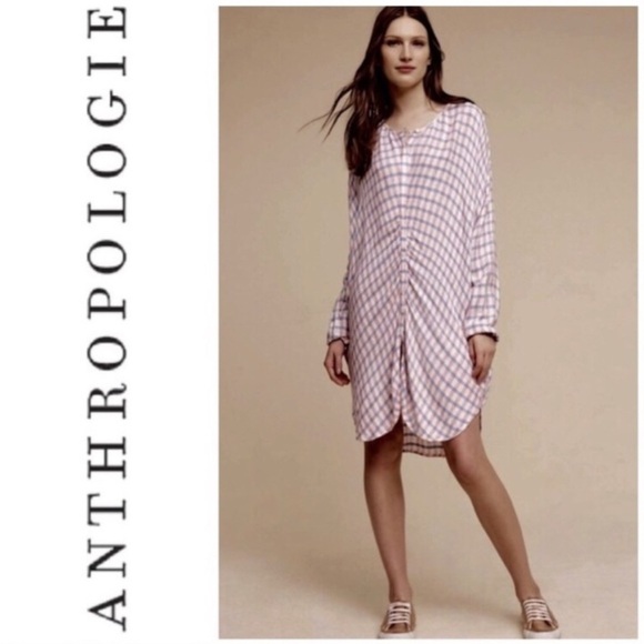 Anthropologie Tops - Anthropologie Saturday Sunday Plaid Tunic Size Large